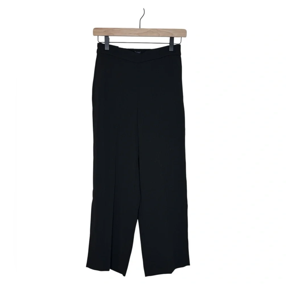 J. Crew Women’s Wide Leg Jamie Pants Trousers NWT 4P Classic Black